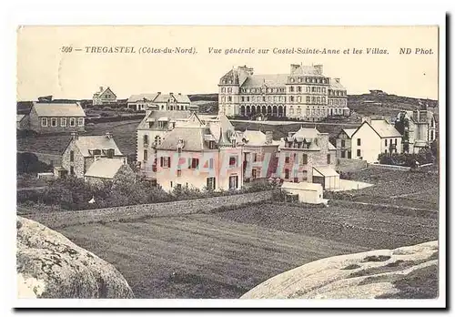 Tregastel Ansichtskarte AK Vue generale sur Castel Sainte Anne et les Villas