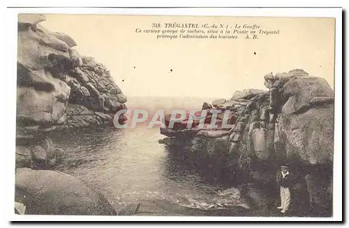 Tregastel Ansichtskarte AK Ce curieux groupe de rochers situe a la pointe de Tregastel provoque l&#39admiration d