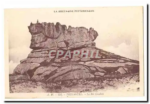 Tregastel Cartes postales Le roi Gradlon