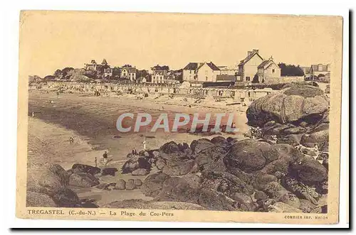 Tregastel Cartes postales La plage du Coz Pors