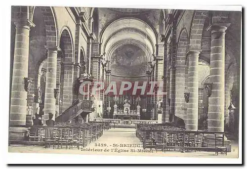 Saint Brieuc Cartes postales Interieur de l'eglise Saint Michel