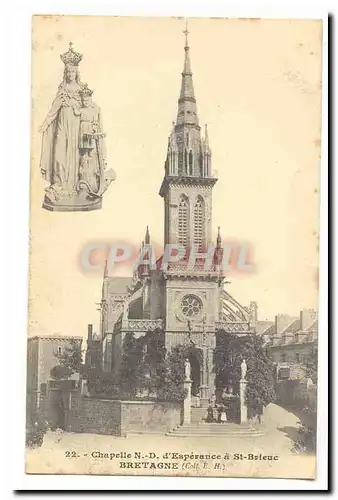 Saint Brieuc Ansichtskarte AK Chapelle Notre Dame d�esperance