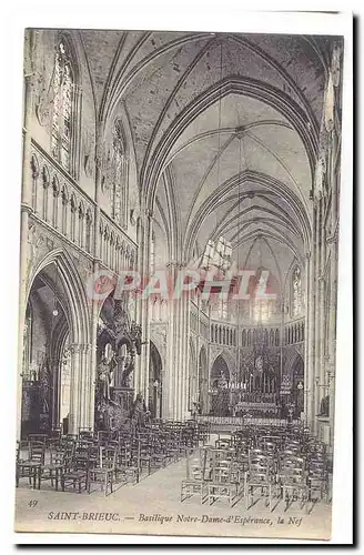 Saint Brieuc Ansichtskarte AK Basilique Notre Dame d&#39esperance