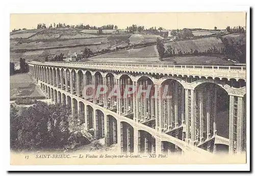 Saint Brieuc Ansichtskarte AK Le viaduc de Souzin sur le Gouet