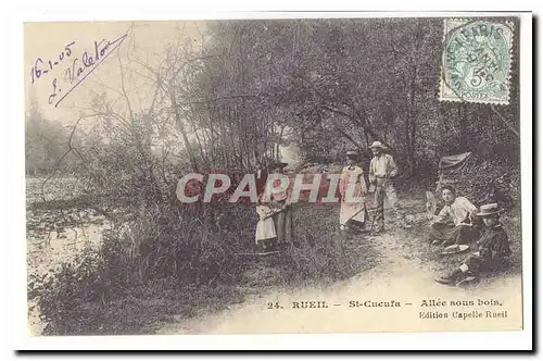 Rueil Cartes postales St Cucufa Allee sous bois