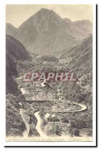 Ansichtskarte AK Route et chemin de fer de Pierrefitte a CAuterets Le Limacon