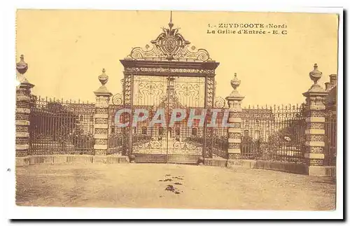 Zuydgoote Cartes postales La grille d'entree