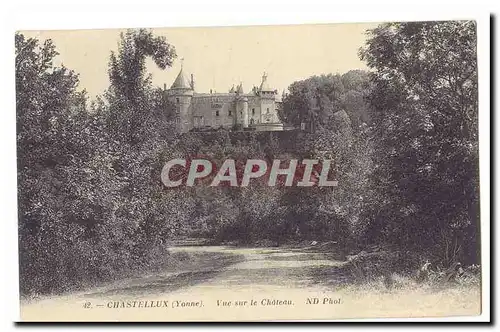 Chastellux Cartes postales Vue sur le chateau