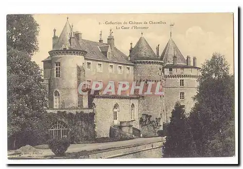 Cartes postales Collection du chateau de Chastellux La cour d &#39honneur