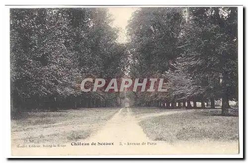 Sceaux Cartes postales Chateau Avenue de Paris