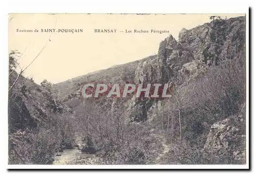 Environs de Saint Pourcain sur Sioule Ansichtskarte AK Brancat Les rochers Peroguins