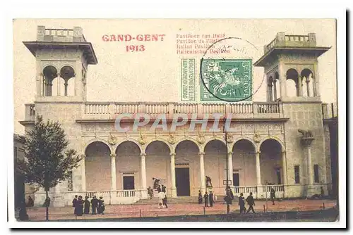 Gand Gent Cartes postales Pavillon de l'italie