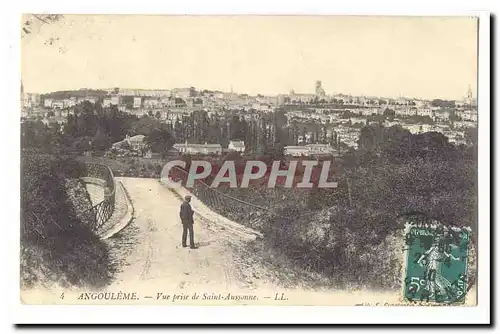 Angouleme Ansichtskarte AK Vue prise de Saint Ausonne