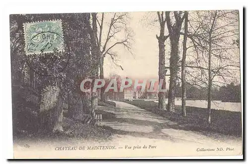 Chateau de Maintenon Cartes postales Vue prise du parc