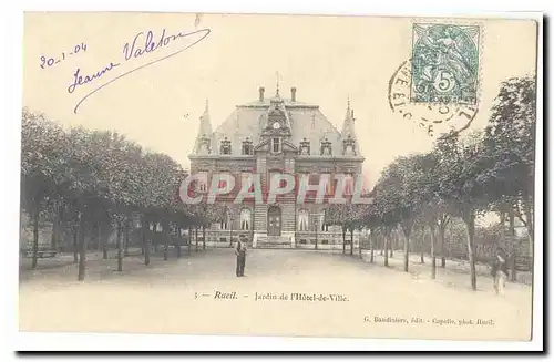 Rueil Cartes postales Jardin de l'hotel de ville