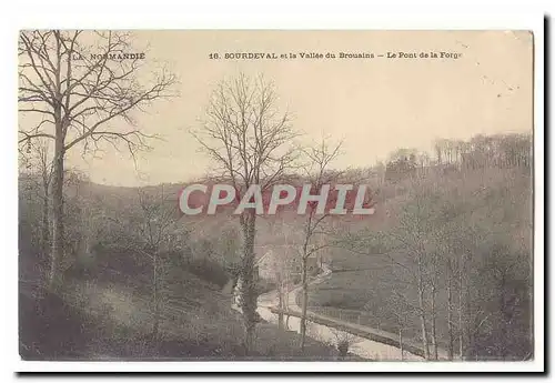 Sourdeval et la vallee du Brouains Ansichtskarte AK Le pont de la Forge