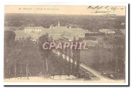 Montfort Cartes postales Abbaye de Saint Jacques