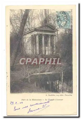 Cartes postales Parc de la Malmaison Le temple d&#39amour