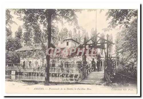 Amiens Cartes postales Promenade de la Hotoie le pavillon bleu