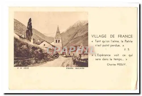 Ansichtskarte AK Village de France Peguy