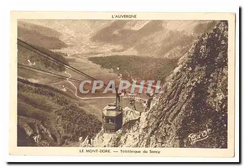 Le Mont Dore Cartes postales Teleferique du Sancy