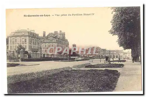 St Germain en Laye Cartes postales Vue prise du pavillon Henri IV