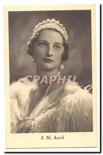 Cartes postales SM La reine Astrid