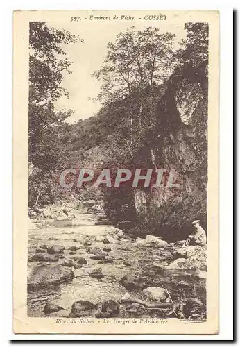 Cusset Cartes postales Environs de Vichy Rives du Sichon Les gorges de l&#39ardoisiere