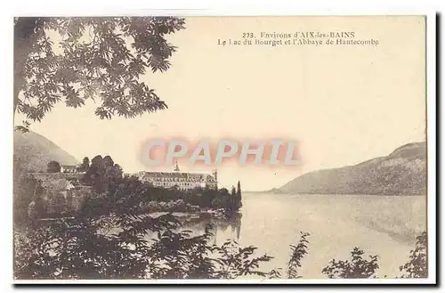 Environs d&#39Aix les Bains Cartes postales Le lac du Bourget et l&#39abbaye de Hautecombe