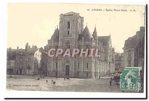 Angers Ansichtskarte AK Eglise Notre DAme