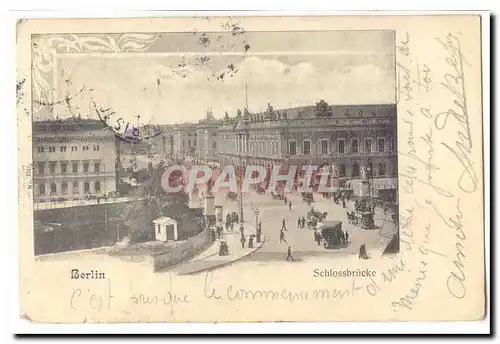 Berlin Cartes postales Schlossbrucke