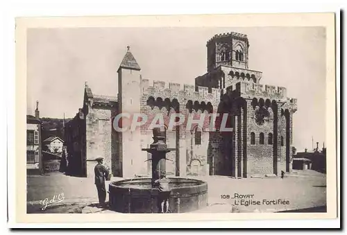 Royat Cartes postales L&#39eglise fortifiee