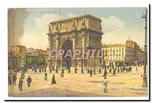 Marseille Cartes postales La porte d�aix