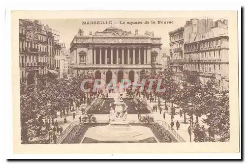 Marseille Ansichtskarte AK Le square de la Bourse