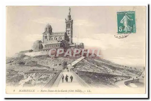 Marseille Cartes postales Notre DAme de la garde (Cote Nord)