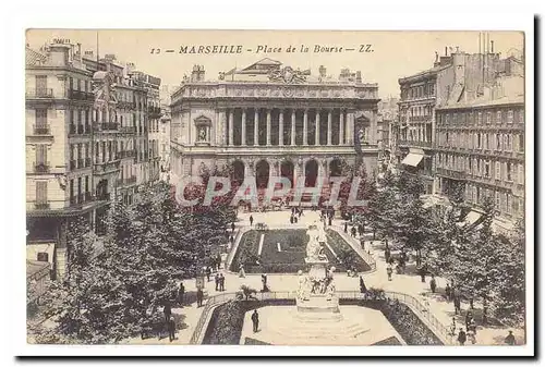 Marseille Cartes postales Place de la Bourse