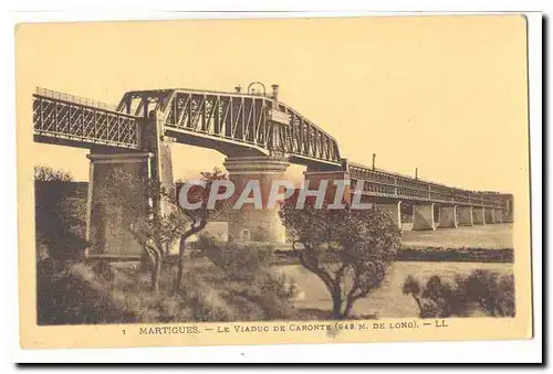 MArtigues Cartes postales Le viaduc de Caronte (948m de long)