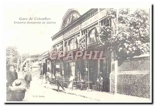 Garde de Colombes Cartes postales Brasserie Restaurant du cadran (reproduction)