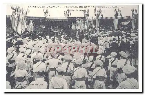 Saint Ouen l&#39Aumone Ansichtskarte AK FEstival de gymnastique du 7 juillet 1912 (reproduction)