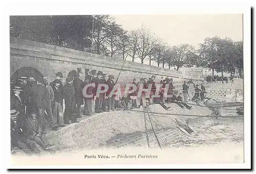 Paris Vecu Cartes postales Pecheurs parisiens (reproduction)
