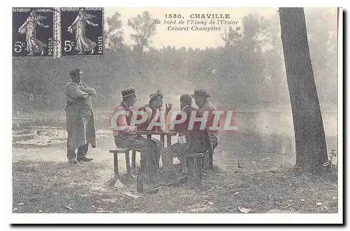 Chaville Cartes postales Au bord de l&#39etang de l&#39Ursine Cabaret Champetre (reproduction)