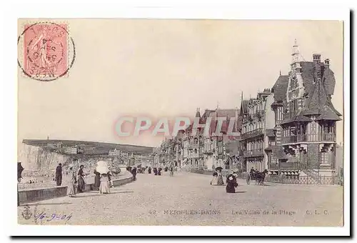 Mers les Bains Ansichtskarte AK Les villas de la plage ) (animee)