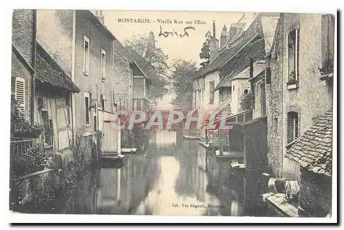 Montargis Cartes postales Vieille rue dur l&#39eau