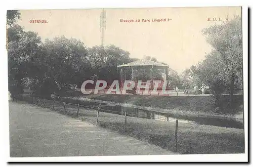 Ostende Cartes postales Kioque au parc Leopold 1er