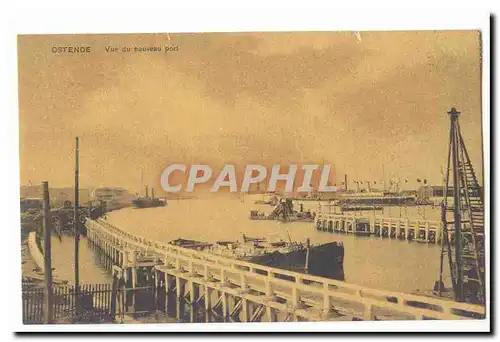 Ostende Cartes postales Vue du nouveau port