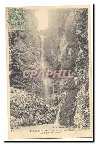 Environs de Salins les Bains Ansichtskarte AK Le Gour de Conches