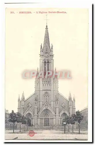 Amiens Cartes postales l'eglise sAint Martin
