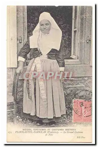 Plougastel Daoulas (Finistere) Cartes postales Le grand costume de Fete TOP