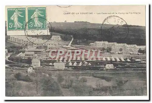 Creuse La Courtine Cartes postales Les casernes et le campe de l'artillerie