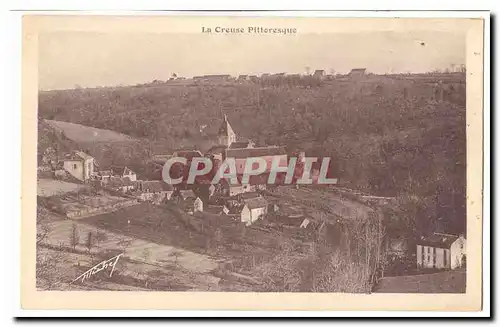 La Creuse pittoresque Cartes postales Vue d'ensemble du village de Gargilesse